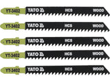 SET LAME FIERASTRAU YATO YT-3402 PENDULAR, 5 BUC, 8TPI