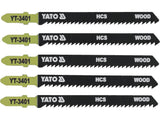 SET LAME PENTRU YATO YT-3401 FIERASTRAU PENDULAR, 5 BUC, 10TPI
