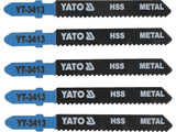 SET LAME PENTRU YATO YT-3413 FIERASTRAU PENDULAR, 5 BUC, 12TPI