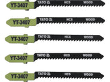 SET LAME PENTRU YATO YT-3407 FIERASTRAU PENDULAR, 5 BUC, 13TPI