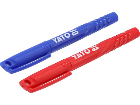 Set marker tehnic rosu/negru YATO YT-69301, 2 buc. - imagine 2