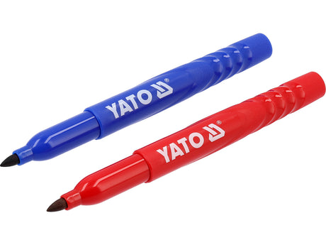 Set marker tehnic rosu/negru YATO YT-69301, 2 buc. - imagine 3