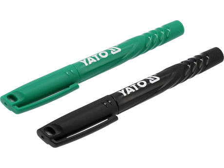 Set marker tehnic verde/negru YATO YT-69300, 2 buc. - imagine 3