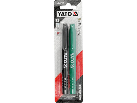 Set marker tehnic verde/negru YATO YT-69300, 2 buc. - imagine 4