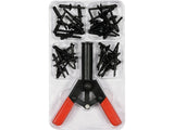 SET NITURI PLASTIC YATO YT-35970 + CLESTE, 41 PIESE