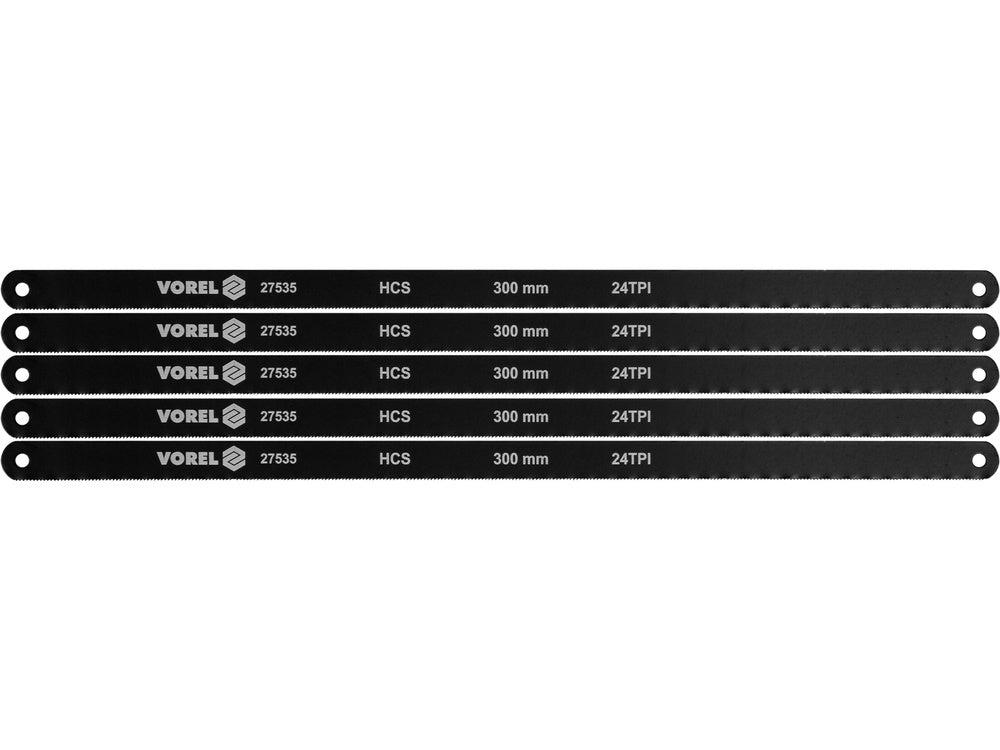 SET PANZE FIERASTRAU VOREL 27535 PT METAL 300X12.6X0.65MM, 5 BUC