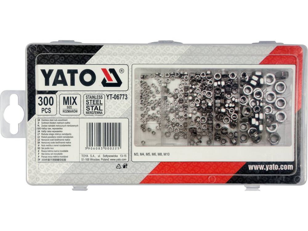 SET PIULITE INOX YATO YT-06773 300 BUC