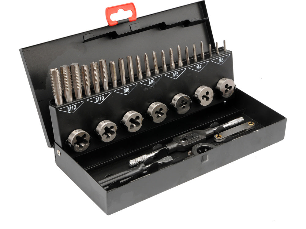 SET TAROZI SI YATO YT-2975 FILIERE 32 BUC, M3-12, HSS