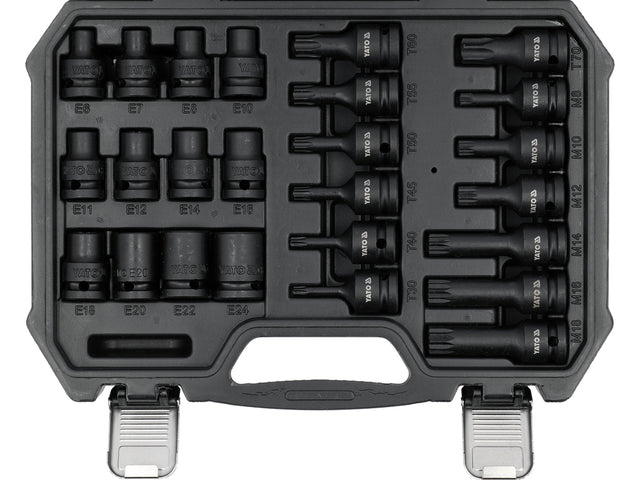 Set tubulare de impact YATO YT-10572, 1/2"