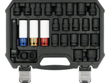 Set tubulare de impact YATO YT-10569, 1/2", 24 piese