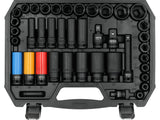 Set tubulare de impact YATO YT-10260, 1/2", 64 piese - imagine 2