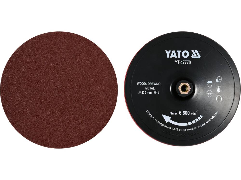 YATO YT-47770 Sarokcsiszoló korongtartó, 230 mm 