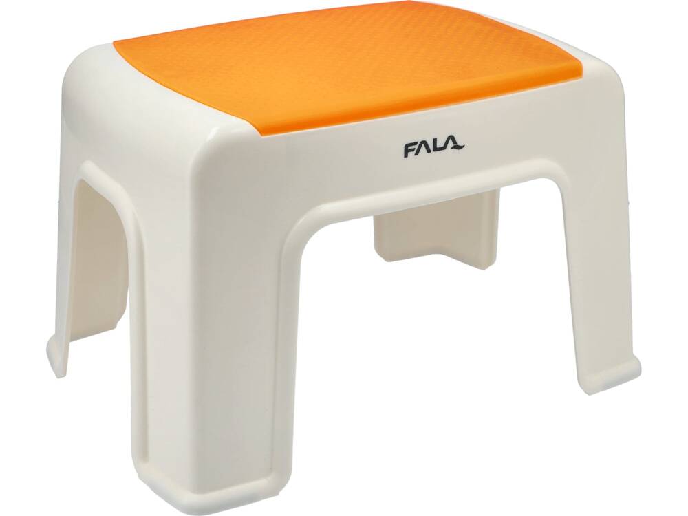 TABURET DIN PLASTIC, FALA 75916 PORTOCALIU
