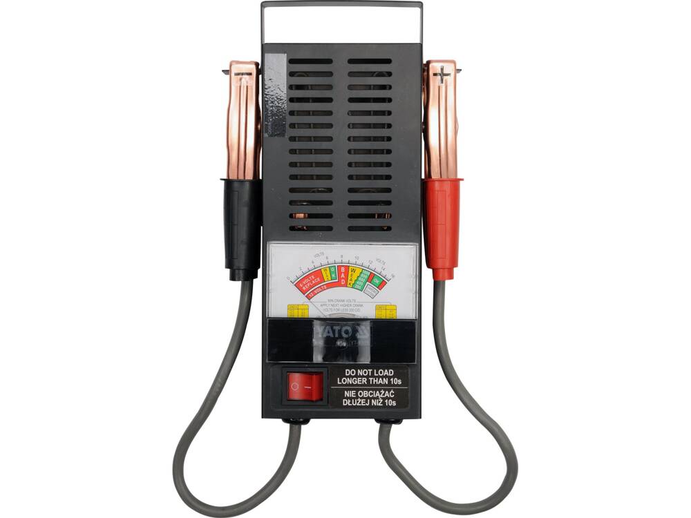 ANALÓG AKKUMULÁTOR TESZTER YATO YT-8310 6/12V 