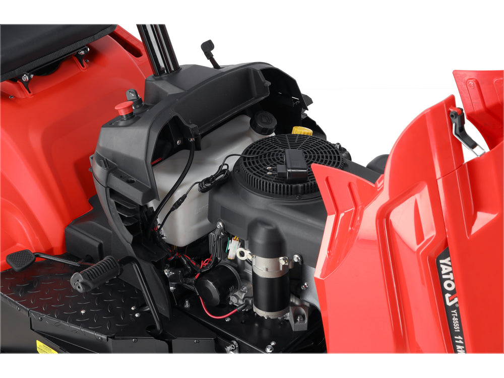 Tractor de tuns iarba YATO  546 cm3, 1070 mm, motor LONCIN , cutie de viteze hidrostatica