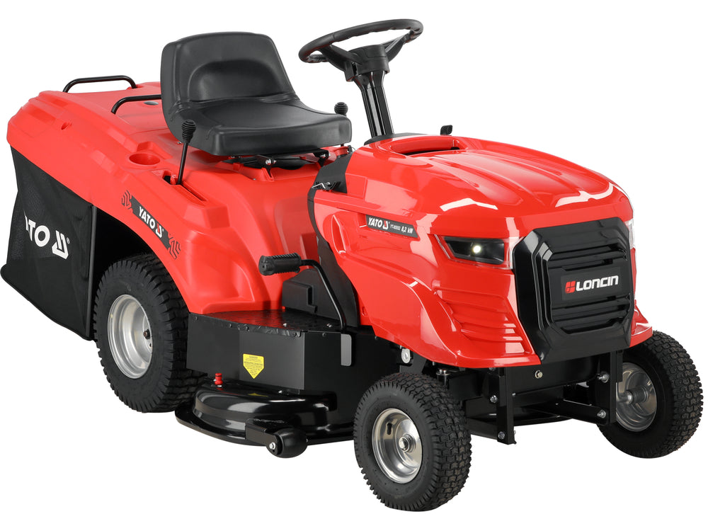 TRACTORAȘ de TUNS IARBA Yato YT-85552 , Motor LONCIN , Pornire electrică , 452 cm3 , 10,88 CP