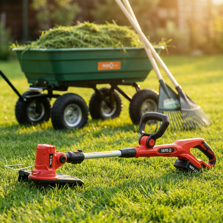 Trimmer YATO YT-85017, 18 V - imagine 12