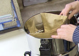 Sac de colectare a prafului original Einhell 20 L (potrivit pentru aspiratoarele umede / uscate Einhell cu recipiente de 15 sau 20 litri, volum 20 L, include 5 saci, din hartie) Einhell - scule electrice si unelte profesionale - BricoMart