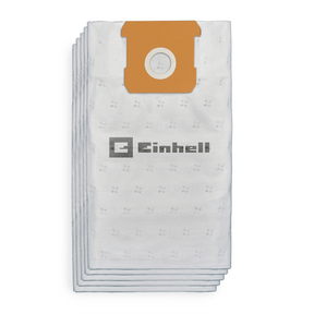 Sac fleece original Einhell 15 L (potrivit pentru aspiratoarele Einhell umed / uscat cu recipiente de 12 sau 15 litri, performanta ridicata de filtrare, volum 15 L, include 5 saci) Einhell - scule electrice si unelte profesionale - BricoMart