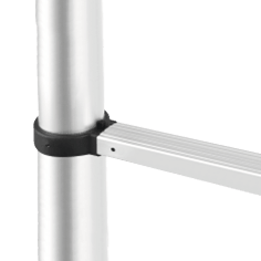 SCARA TELESCOPICA ALUMINIU VOREL 17701 3.8M, 13 TREPTE VOREL - scule electrice si unelte profesionale - BricoMart