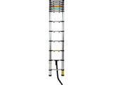 SCARA TELESCOPICA DIN VOREL 17702 ALUMINIU 3.8M, 13 TREPTE VOREL - scule electrice si unelte profesionale - BricoMart