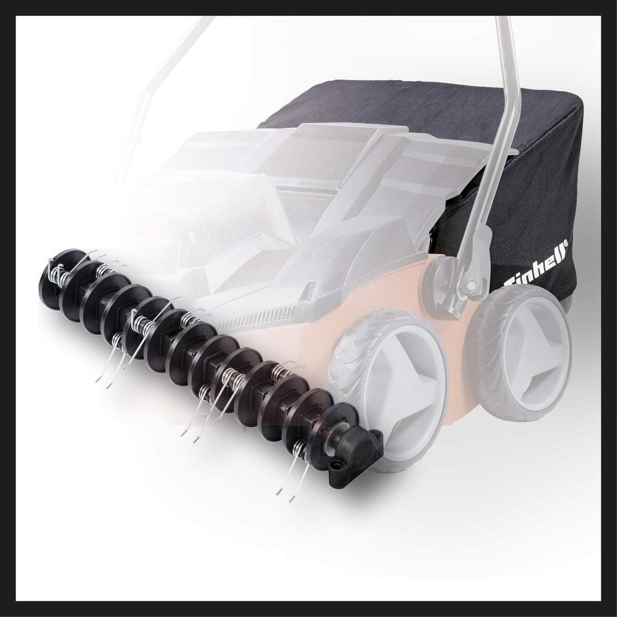 Scarificator Einhell GE - SC 35/1 Li Solo, 2x18V, latime de lucru de 35 cm, adancime de scarificare de pana la 9 mm, motor fara perii, furnizat fara baterii si incarcator Einhell - scule electrice si unelte profesionale - BricoMart
