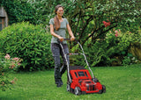 Scarificator/aerator pe acumulator Einhell GE - SA 36/35 Li - Solo Power X - Change (Li - ion, 36 V, motor fara perii, rola cu lame de 35 cm, sac de colectare de 28 l, adancime de lucru reglabila, fara acumulator sau incarcator Einhell - scule electrice si unelte profesionale - BricoMart
