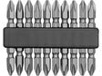 SET 10 BITI VOREL 65700 PH2X60MM CR-V VOREL - scule electrice si unelte profesionale - BricoMart