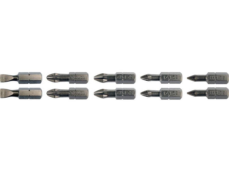 SET 10 BITI YATO YT-04822 PH1,2, PZ1,2 1/4 25MM YATO - scule electrice si unelte profesionale - BricoMart