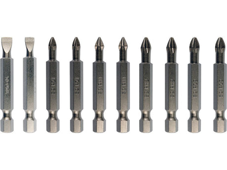 SET 10 BITI YATO YT-04832 PH1,2,PZ1,2, 1/4, 50MM YATO - scule electrice si unelte profesionale - BricoMart