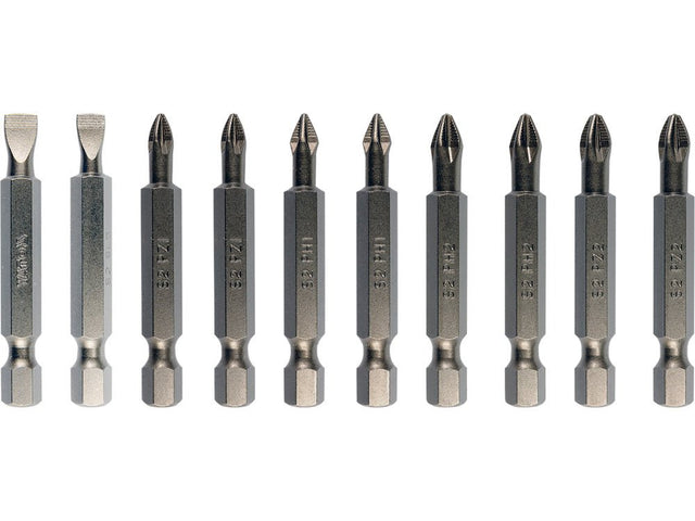 SET 10 BITI YATO YT-04832 PH1,2,PZ1,2, 1/4, 50MM YATO - scule electrice si unelte profesionale - BricoMart