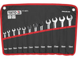 SET 12 CHEI COMBinate FLEXIBILE CU CLICHET YATO YT-16973 , 8 mm - 19 mm YATO - scule electrice si unelte profesionale - BricoMart