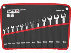 SET 12 CHEI COMBinate FLEXIBILE CU CLICHET YATO YT-16973 , 8 mm - 19 mm YATO - scule electrice si unelte profesionale - BricoMart