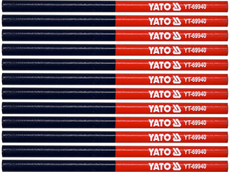 SET 12 CREIOANE YATO YT-69940 TEHNICE, CAP DUBLU, 2 CULORI YATO - scule electrice si unelte profesionale - BricoMart