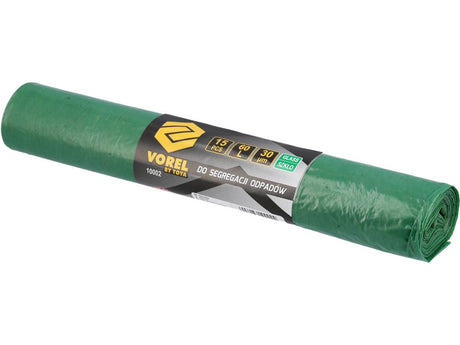 Set 15 saci pentru deseuri din sticla VOREL 10002, 60 L, 30 µm - imagine 3
