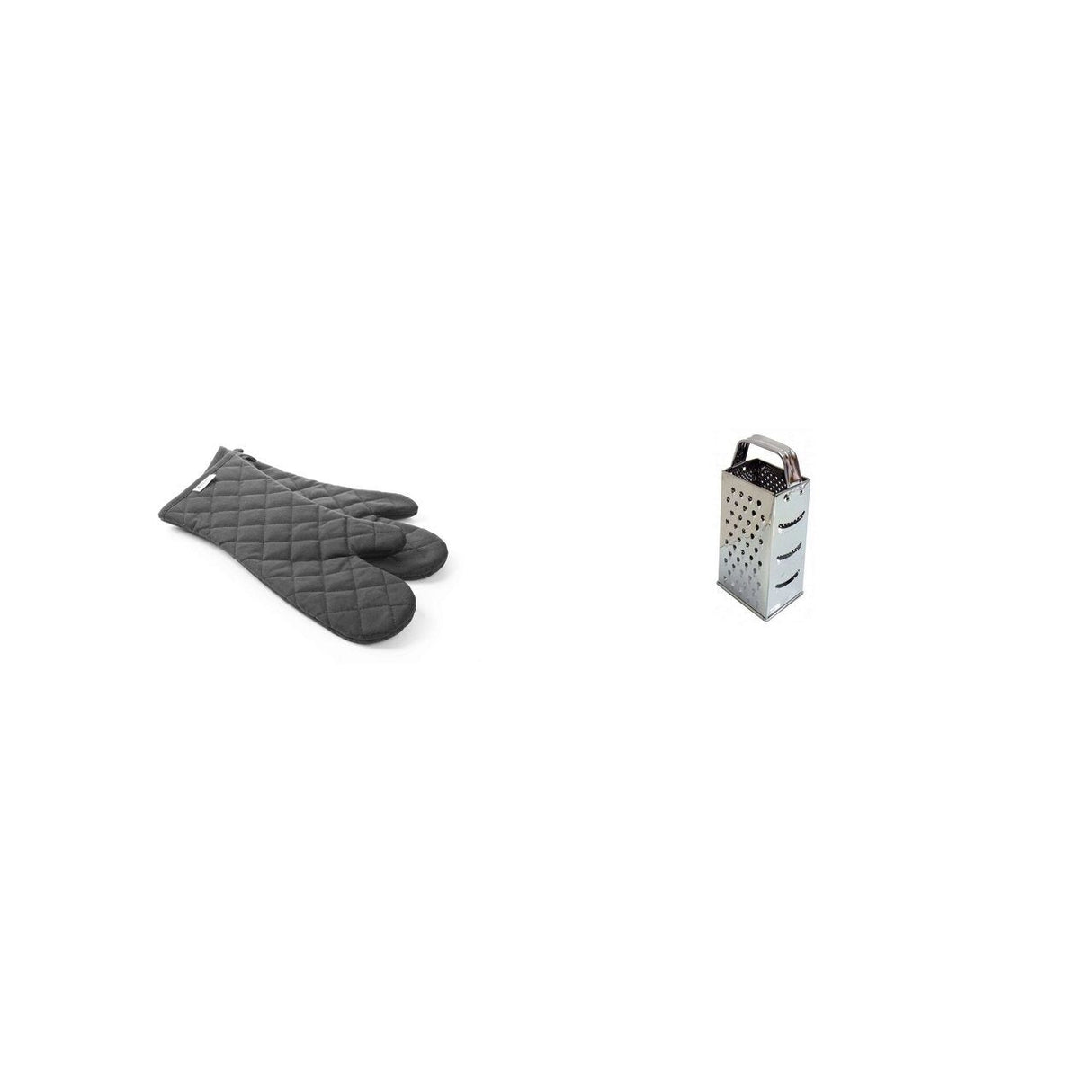 Set 2 mănuși cuptor + Răzătoare 4 fețe inox