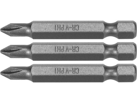 SET 3 BITI STHOR 65456 1/4 PH1X50MM STHOR - scule electrice si unelte profesionale - BricoMart