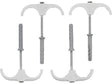 SET 4 CARLIGE VOREL 54876 DUBLE, CU DIBLURI, PENTRU TEVI 15-28MM VOREL - scule electrice si unelte profesionale - BricoMart