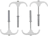 SET 4 CARLIGE VOREL 54876 DUBLE, CU DIBLURI, PENTRU TEVI 15-28MM VOREL - scule electrice si unelte profesionale - BricoMart