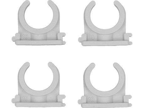 SET 4 CLEME VOREL 54812 SUPORT TEAVA PVC, PE, PE-X, PP, PB, 18MM VOREL - scule electrice si unelte profesionale - BricoMart