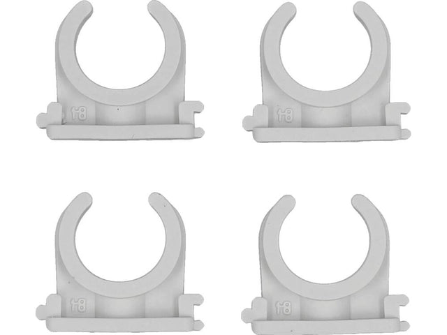 SET 4 CLEME VOREL 54812 SUPORT TEAVA PVC, PE, PE-X, PP, PB, 18MM VOREL - scule electrice si unelte profesionale - BricoMart