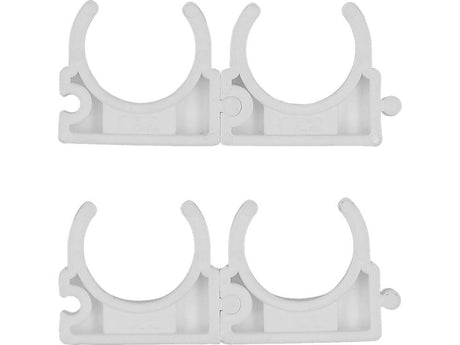 SET 4 CLEME VOREL 54814 SUPORT TEAVA PVC, PE, PE-X, PP, PB, 22MM VOREL - scule electrice si unelte profesionale - BricoMart