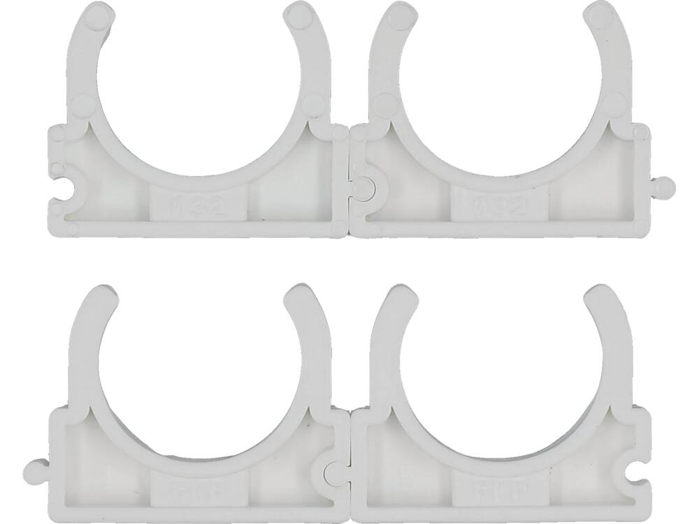 SET 4 CLEME VOREL 54817 SUPORT TEAVA PVC, PE, PE-X, PP, PB, 32MM VOREL - scule electrice si unelte profesionale - BricoMart