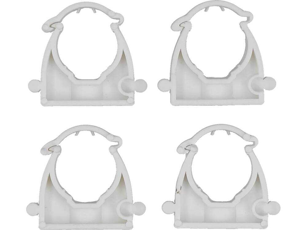 SET 4 CLEME VOREL 54831 BLOCABILE SUPORT TEAVA PVC, PE, PE-X, PP, PB, 18MM VOREL - scule electrice si unelte profesionale - BricoMart