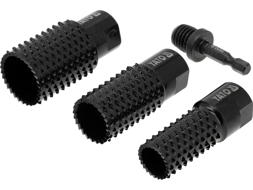 SET 4 FREZE CILINDRICE PENTRU LEMN Yato YT - 61775 Yato - scule electrice si unelte profesionale - BricoMart