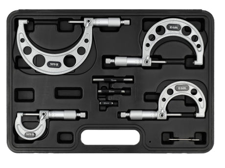 SET 4 MICROMETRE PENTRU EXTERIOR Yato YT - 72304 Yato - scule electrice si unelte profesionale - BricoMart