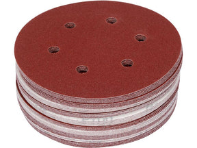 SET 50 DISCURI YATO YT-834584 ABRAZIVE VELCRO, 150MM, 6 GAURI, P100 YATO - scule electrice si unelte profesionale - BricoMart