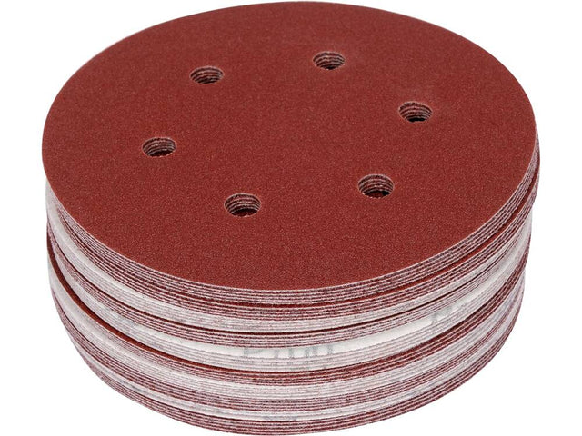 SET 50 DISCURI YATO YT-834584 ABRAZIVE VELCRO, 150MM, 6 GAURI, P100 YATO - scule electrice si unelte profesionale - BricoMart