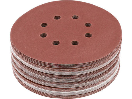 SET 50 DISCURI YATO YT-834596 ABRAZIVE VELCRO, 150MM, 8 GAURI, P150 YATO - scule electrice si unelte profesionale - BricoMart