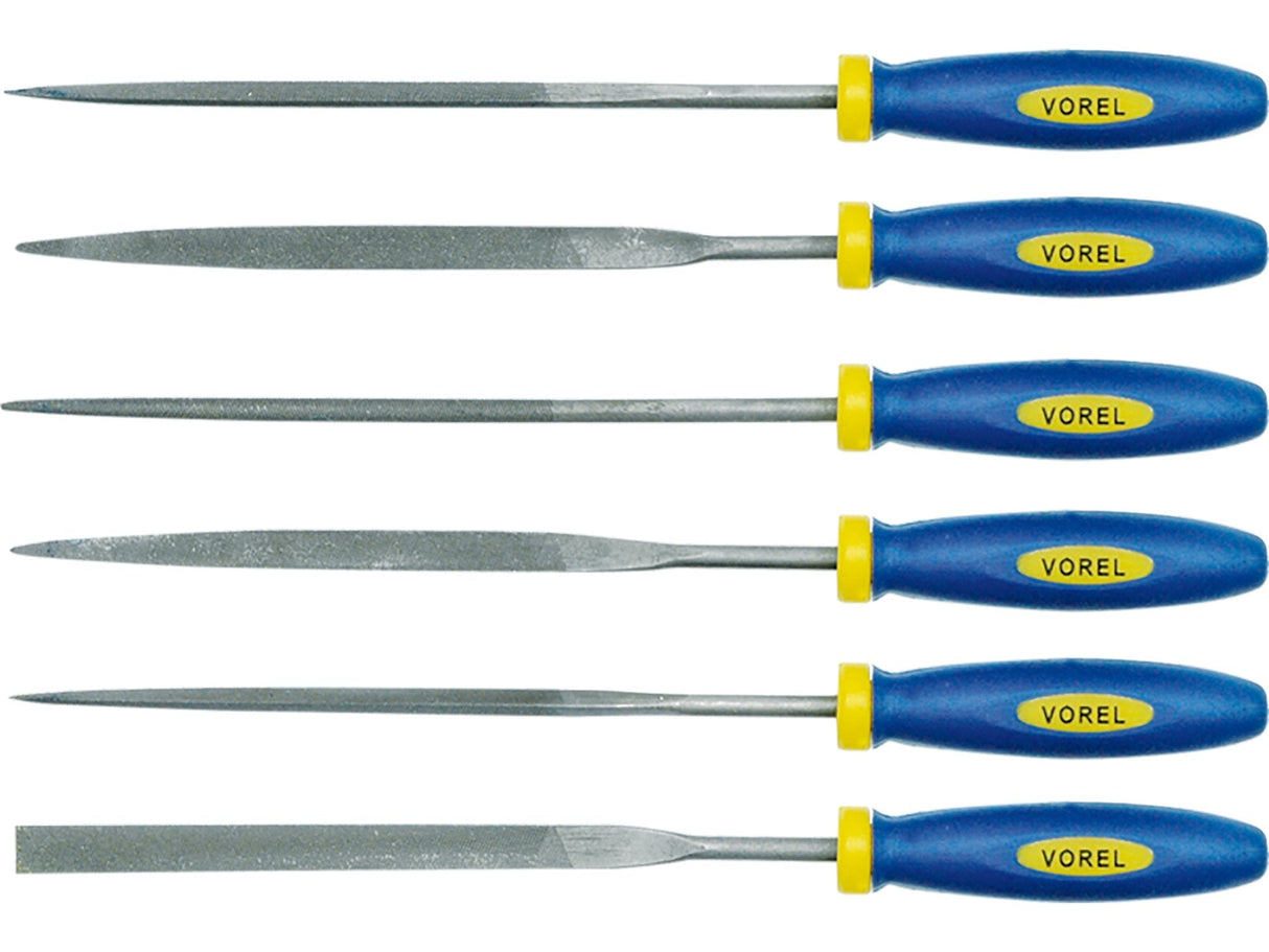 SET 6 PILE VOREL 25351 PENTRU METAL 140MM VOREL - scule electrice si unelte profesionale - BricoMart